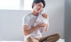 男性育休の「取得率」と「1ヵ月以上取得率」の推移