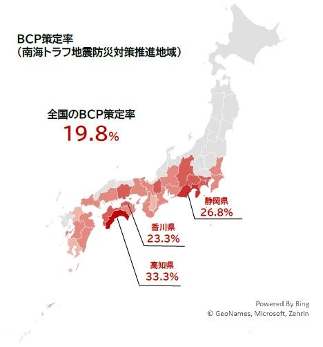 29都府県における「事業継続計画（BCP）」策定状況