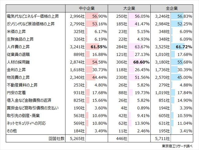 経営上の重し・課題