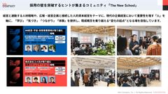 「自分らしいキャリアと組織の成長をつなぐ」ことを目的とした、No Company発の共創型コミュニティ「The New School」