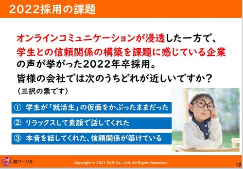 【セミナー資料】オンライン時代に勝てる「求職者とのコミュニケーションの設計方法」