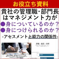 【お役立ち資料】アセスメントと能力の関係性