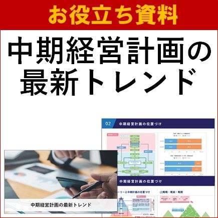 【お役立ち資料】中期経営計画の最新トレンド