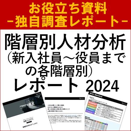 【独自調査レポート】階層別人材分析レポート2024