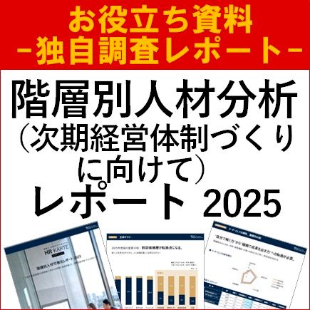 【独自調査レポート】階層別人材可視化レポート2025