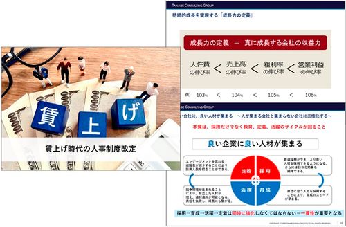 賃上げを利益につなげる制度改定の考え方