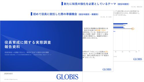 役員育成に関する実態調査 ―役員290名への調査で見えた、育成の“空白”と経営の設計課題―