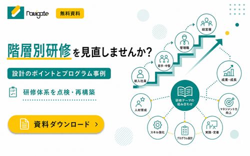 階層別研修を見直しませんか？～階層別研修設計のポイントとプログラム事例～