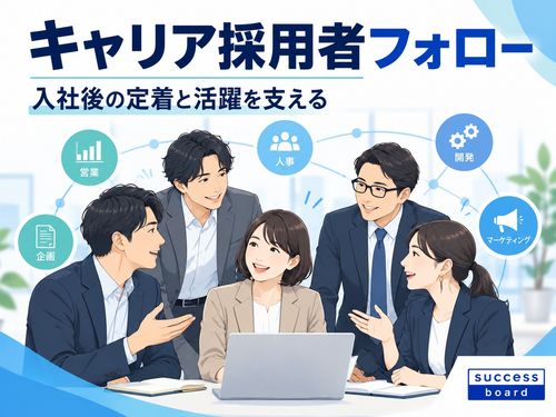 入社後の定着と活躍をチームで支える