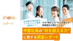 中堅社員の“枠を超える力”に関する調査レポート