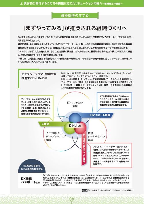 【2026年度版】DX人材育成のすすめ　～よくある課題別の解決策と着眼点～