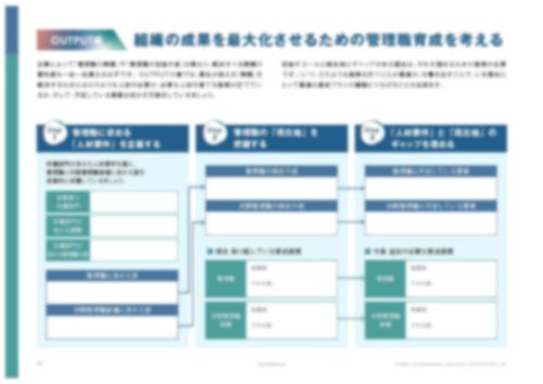 【お役立ち資料】組織の変化・成長をリードする管理職へ！管理職育成プランツール