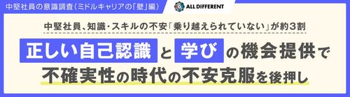 【調査レポート】中堅社員の意識調査（ミドルキャリアの「壁」編）