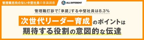 【調査レポート】管理職志向のない中堅社員の意識調査