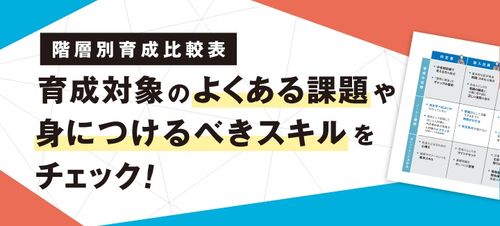 階層別育成比較表【チェックリスト】