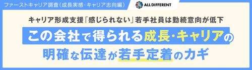【調査レポート】ファーストキャリア調査（成長実感・キャリア志向編）