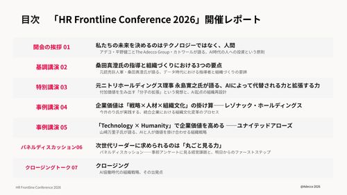 AI協働時代の組織戦略と実践　HR Frontline Conference 2026　開催レポート
