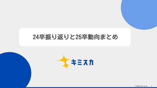 ～合計3000人の就活生に聞いた～24卒採用振り返りと25卒採用最新動向