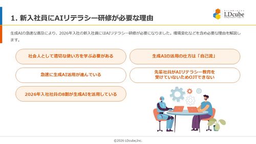 26卒新入社員にAIリテラシー研修が必要な理由と対策