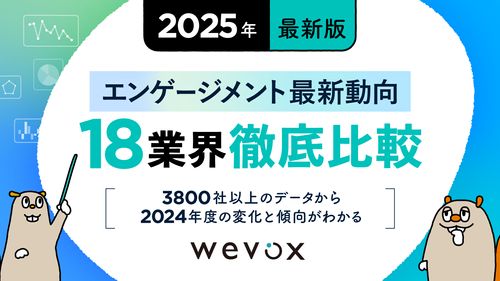 【最新版】エンゲージメント業界別レポート2024〜3,810組織のデータから見る18業界の傾向〜