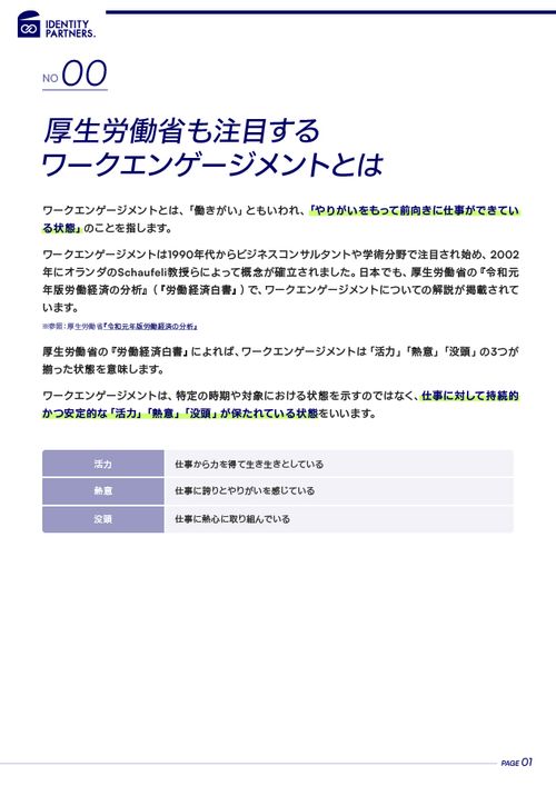 ワークエンゲージメントの意味とは？尺度や測定方法・ワークエンゲージメントを高める方法などについて解説