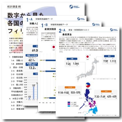 【2024年版】数字から見た各国の人事・労務 フィリピン編