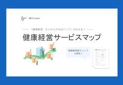 「健康経営、なにからやればいい？」がわかる！健康経営サービスマップ