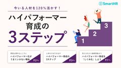 今いる人材を120%活かす！ハイパフォーマー育成の3ステップ【30_0104】