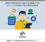 【調査レポート】自律的な学習が進まない理由は「学ぶ動機」の不足。“自律型人材育成”のヒントとは