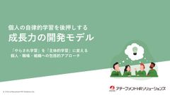 個人の自律的学習を後押しする成長力の開発モデル