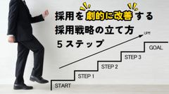 採用を劇的に改善する採用戦略の立て方5ステップ