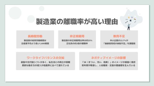 製造業における人手不足の現状とその影響とは？