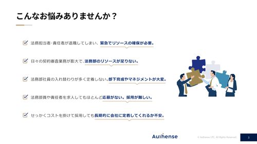 法務アウトソースサービス　法務クラウドのご案内