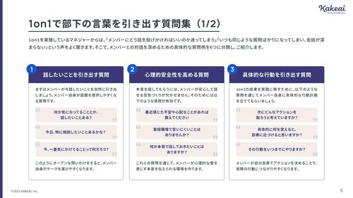 マネジャー向け1on1質問集