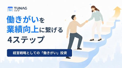 【経営戦略としての働きがい投資】働きがいを業績向上につなげる4ステップ