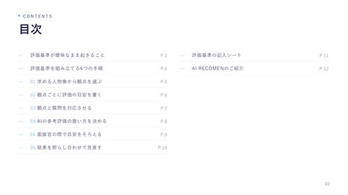 AI面接の評価基準設計ガイド