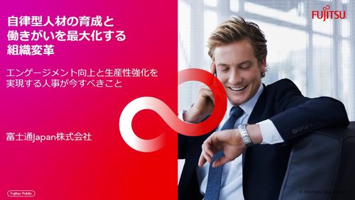 自律型人材の育成と 働きがいを最大化する 組織変革