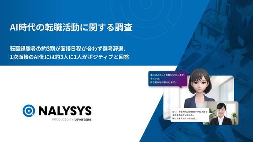 【採用担当者向け】AI時代の転職活動に関する調査