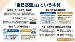 スキルの前に自己基盤力が全ての土台