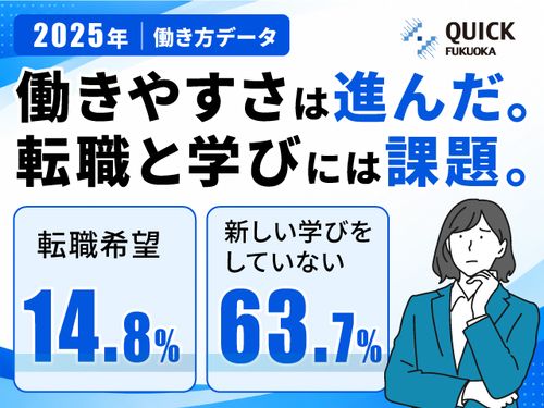 【日本の働き方データ】「転職」と「学び」における   高いハードル
