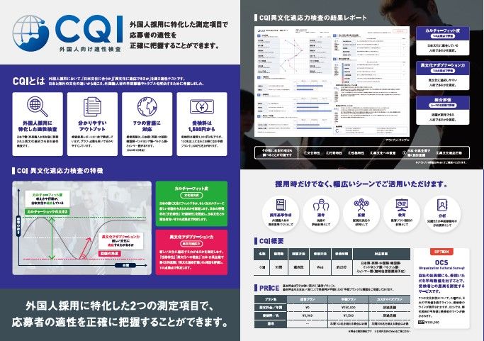 外国人向け適性検査CQI、経済産業省後援の第5回HRテクノロジー大賞にて採用サービス部門優秀賞を受賞！