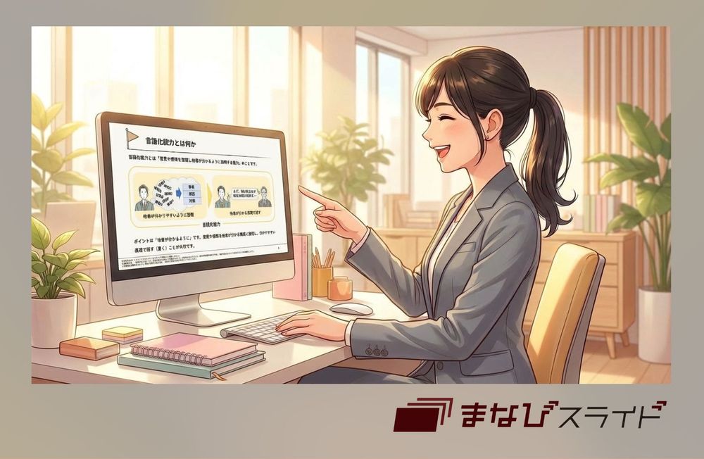 研修資料は「作る」から「買う」時代へ。編集可能な「完パケ」スライド『まなびスライド』12/22開始