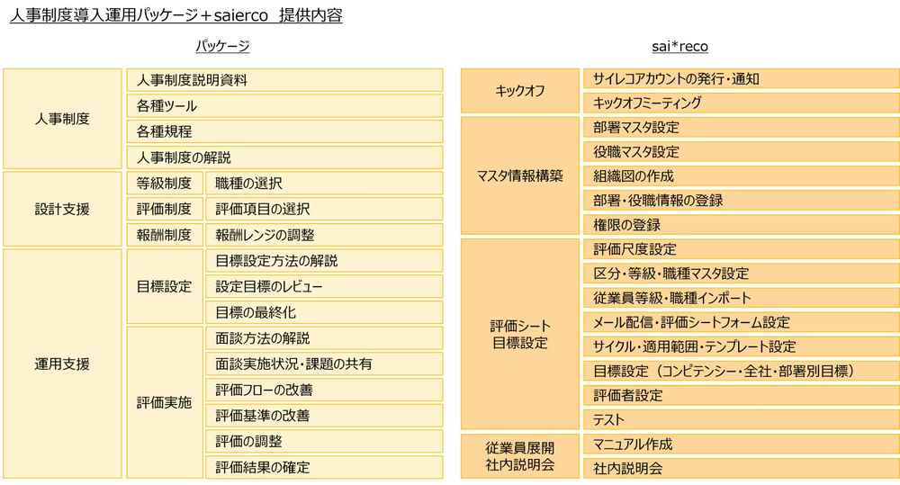 人事評価DX パッケージ～DX 化を実現する人事制度構築・運用支援ツール