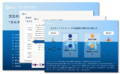 【グローバル人材に必須の異文化理解とは？】文化の氷山モデル カルチャーアイスバーグ《資料無料公開》