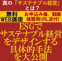 真の「サステナブル経営」とは？ESGでサステナブル経営をデザインする具体的手法を大公開！