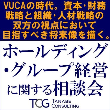 【無料10社限定】戦略・専門コンサルタントがアドバイス！「ホールディング・グループ経営に関する相談会」