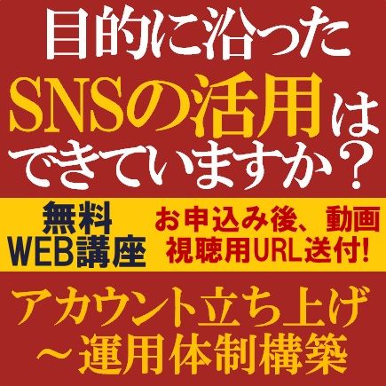 無料/目的に沿ったSNSの活用はできていますか？BtoC企業向けSNSにおけるアカウント立ち上げ～運用体制構築