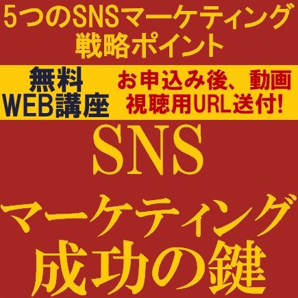 SNSマーケティング成功の鍵 　5つのSNSマーケティング戦略ポイント
