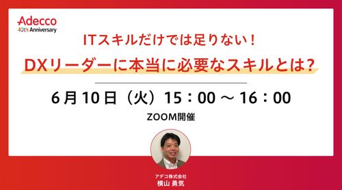 ITスキルだけでは足りない！ DXリーダーに本当に必要なスキルとは？