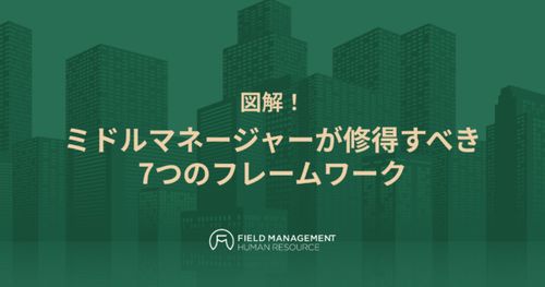 図解！ ミドルマネージャーが修得すべき7つのフレームワーク